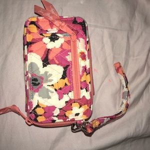 Vera Bradley wallet that holds phone